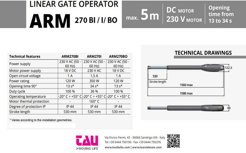 Tau ARM270BI-Detail 3